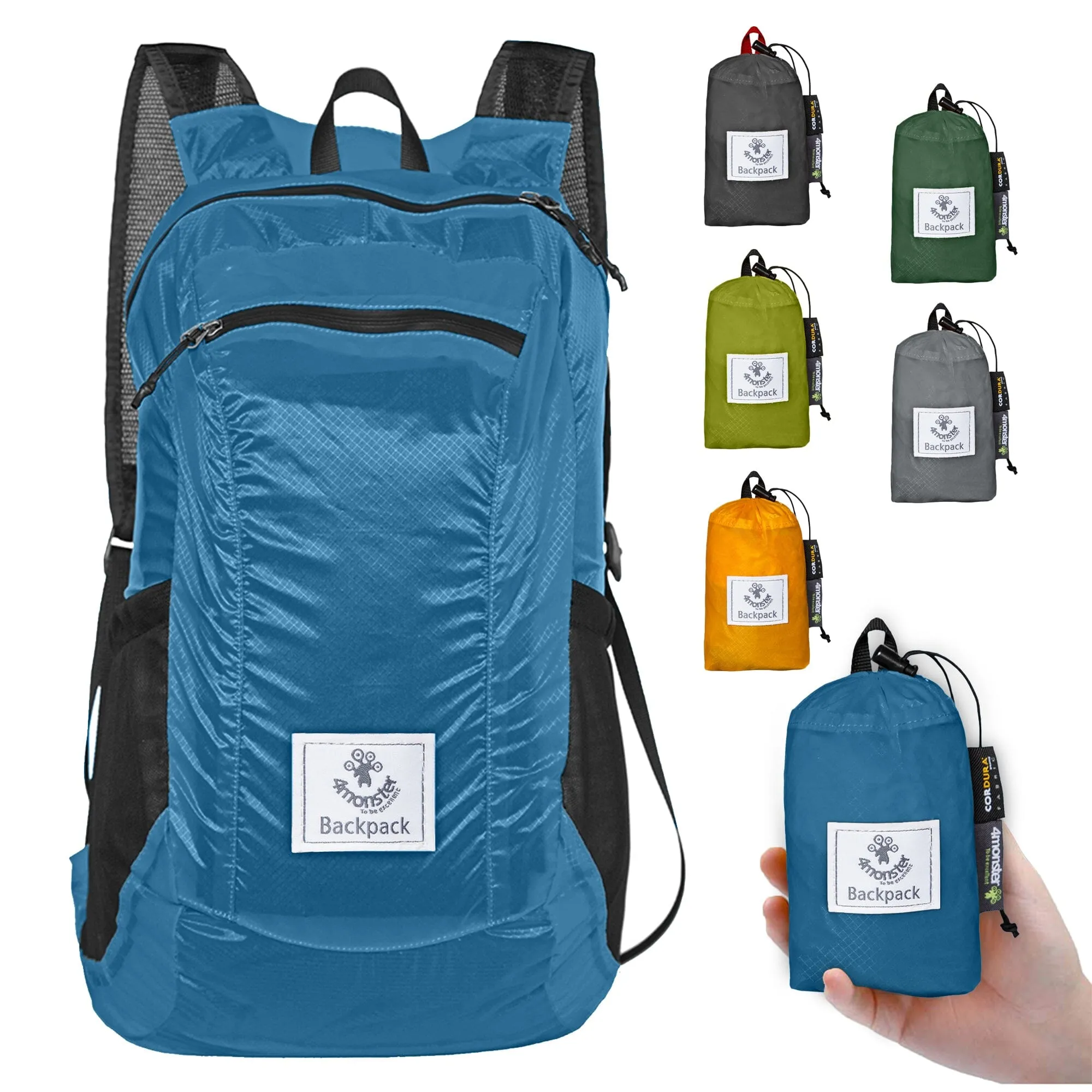 4Monster Hiking Lightweight Travel Backpack
