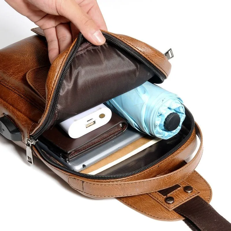 Backpack Waist Shoulder bag compatible with Ebook, Tablet and for Alcatel 3L (2020) - Black