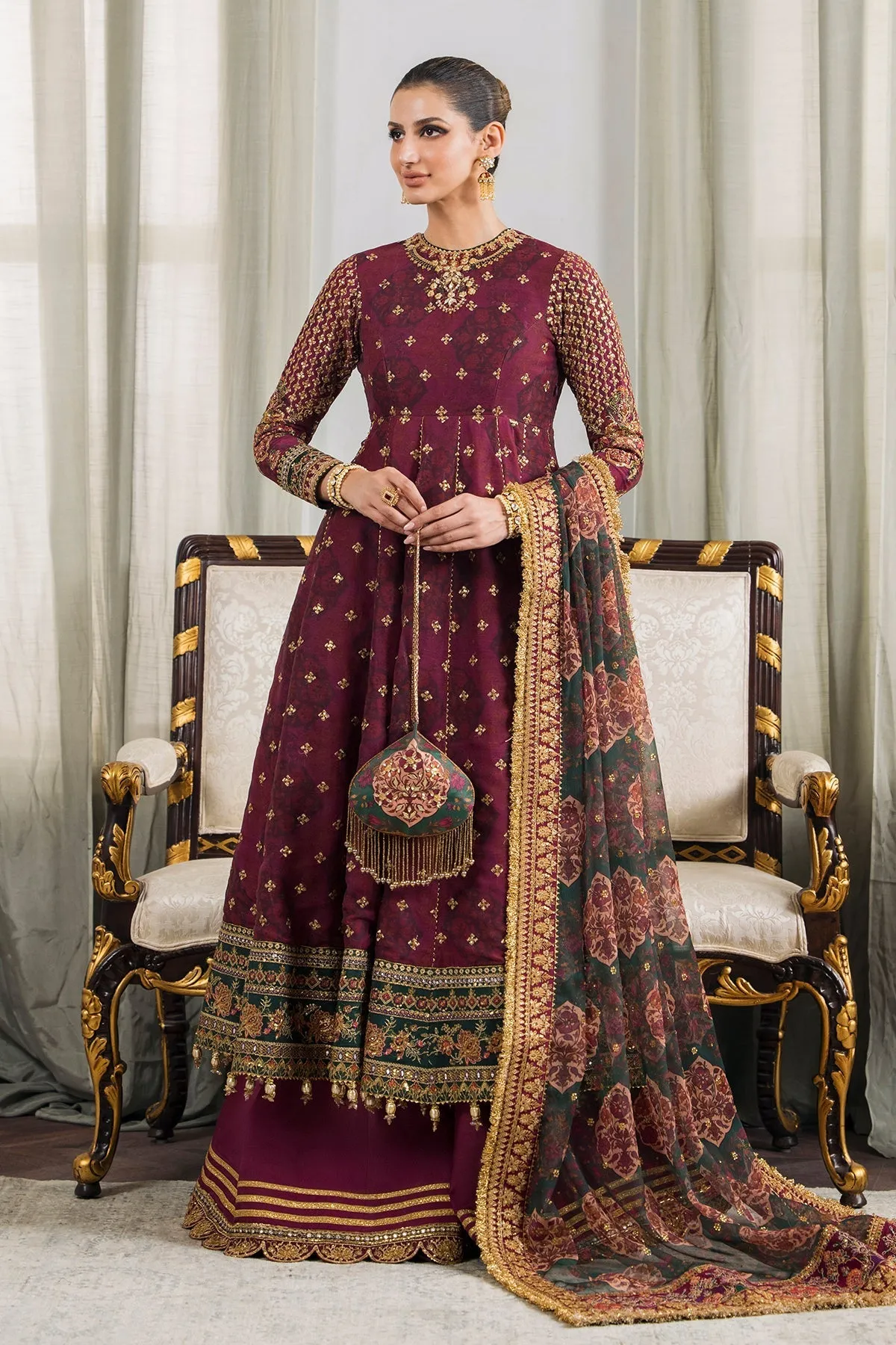 Baroque Chantelle Embroidered Luxury Formals – CH12-03