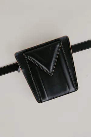Belt Bag: Belt XL Stitched Tricolor Black   Trapezium M Stitched Tricolor Black