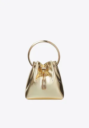 Bon Bon Mirrored-Effect Bucket Bag