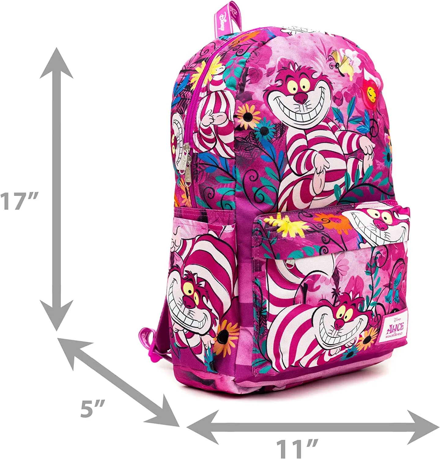 Disney - Alice in Wonderland: Cheshire Cat - 17" Full Size Nylon Backpack - Wondapop