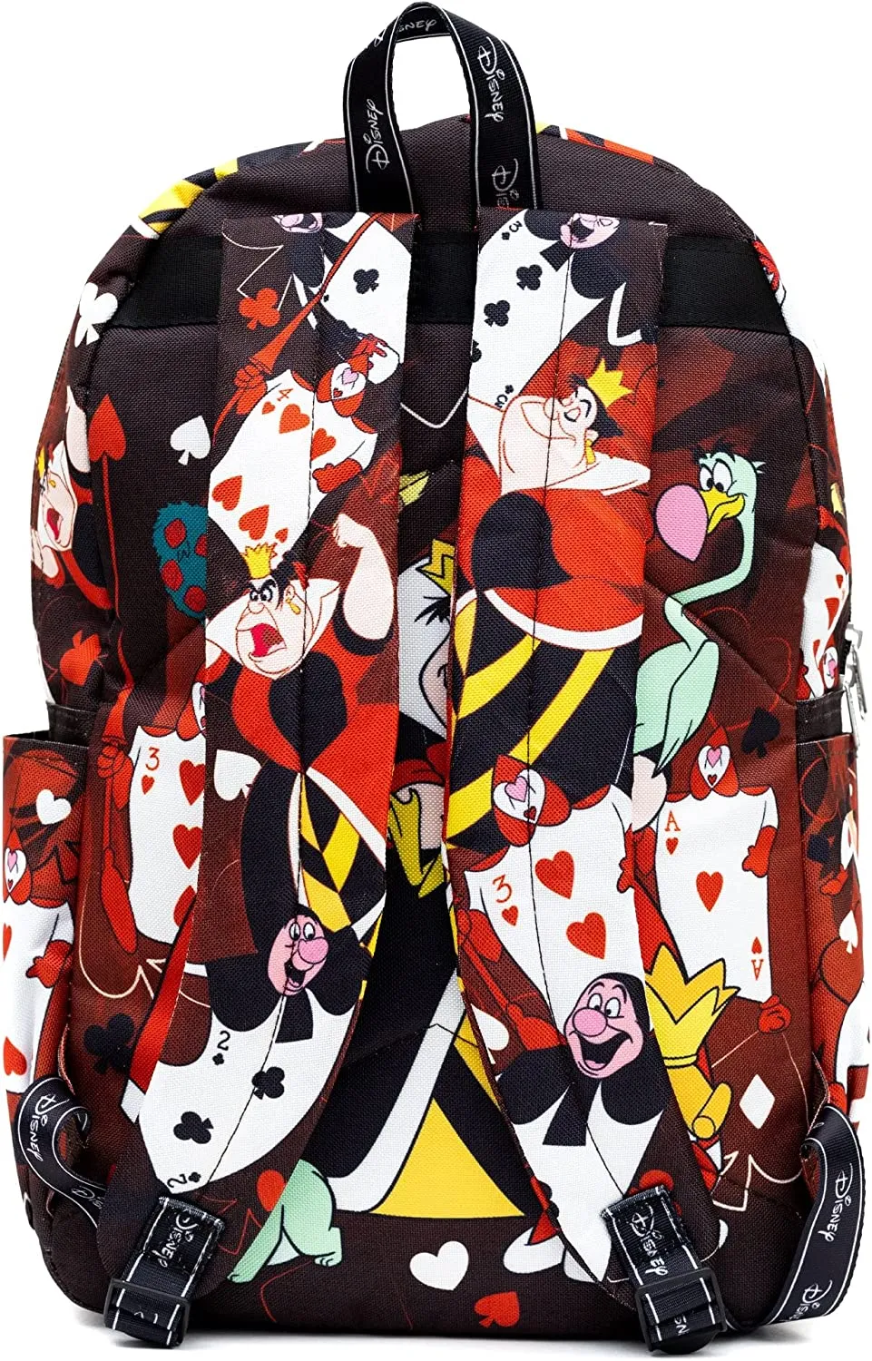 Disney - Alice in Wonderland - Queen of Hearts - 17" Full Size Nylon Backpack - Wondapop