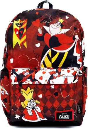Disney - Alice in Wonderland - Queen of Hearts - 17" Full Size Nylon Backpack - Wondapop