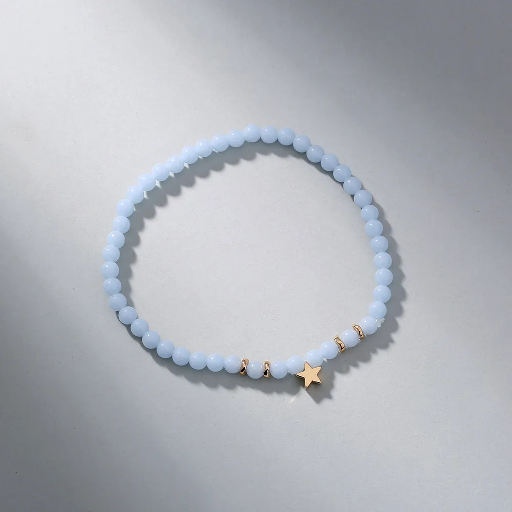 Five-pointed Star Luminous Bead Bracelet