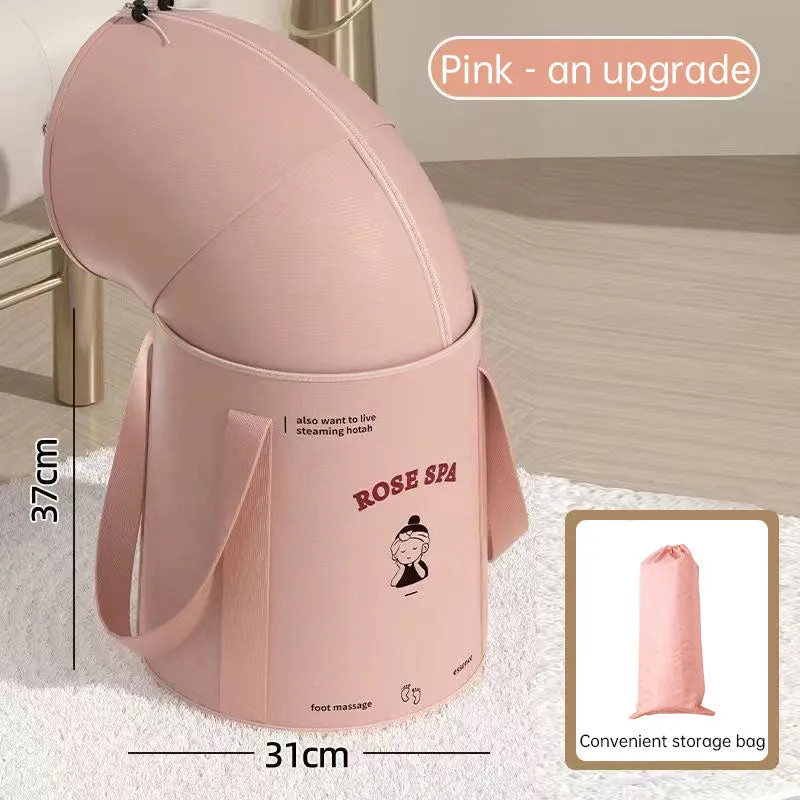 Foldable Foot Bath Basin - Portable Deep Foot Soaking Bucket