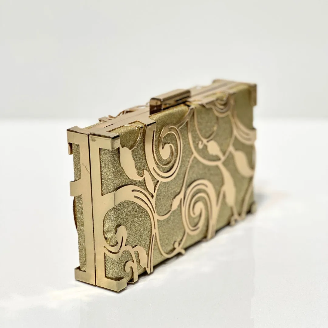 Golden Intricacies Clutch