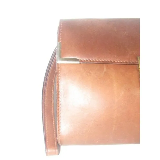 Gucci Vintage Purses Brown Leather Clutch