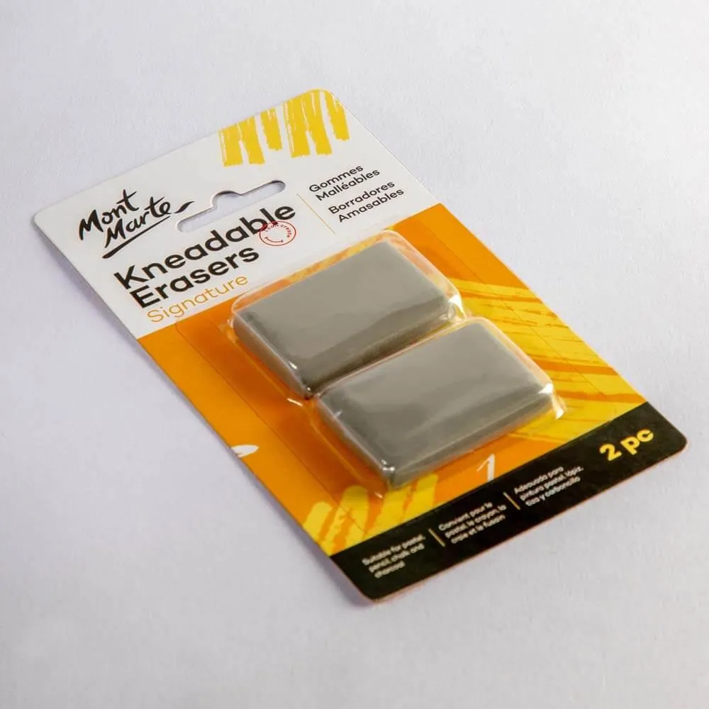 Kneadable Erasers Signature 2pc - Mont Marte