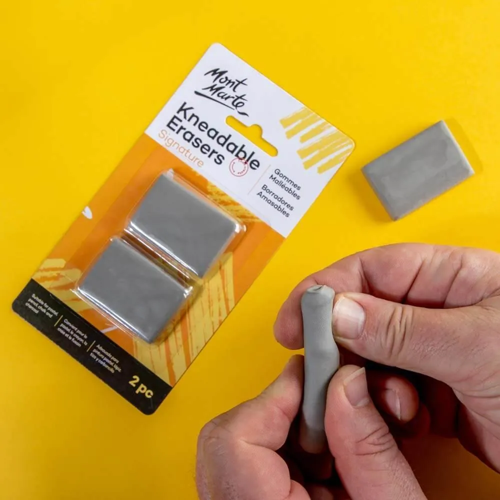 Kneadable Erasers Signature 2pc - Mont Marte