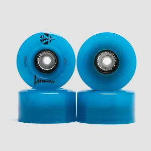 Luminous LED Quad 85a Wheels x4 Blue Glow 62mm