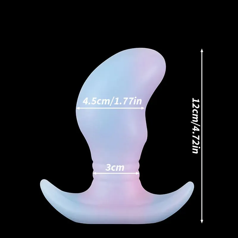 Luminous Skin Feeling Colorful Anal Plug