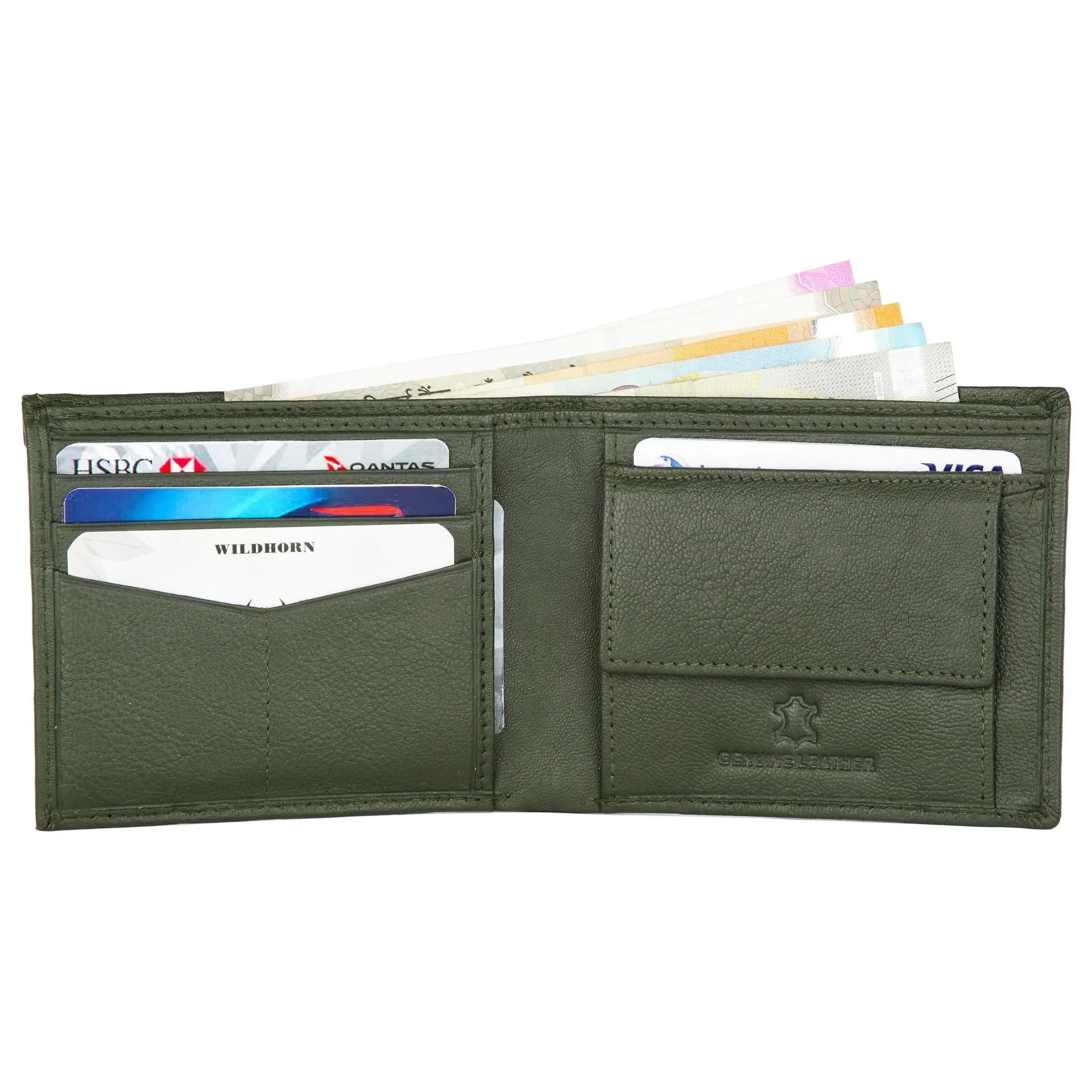 LUTHER RFID Protected Leather Wallet for Men