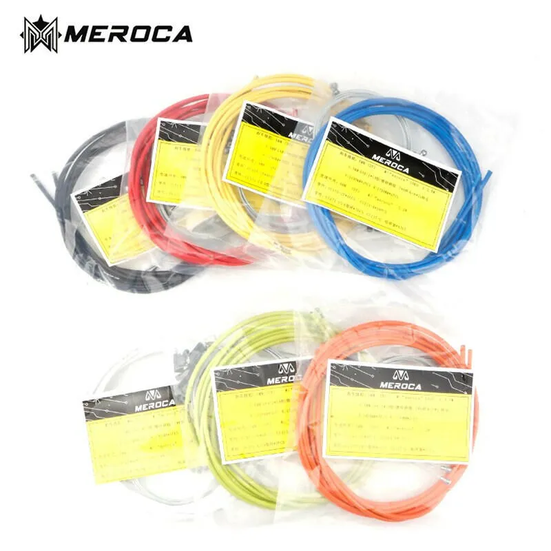 MEROCA Mountain Bike Brake / Speed Shift Cable Kit 2m 2.5m Road Bike BMX High Quality Brake Cable Speed Cable