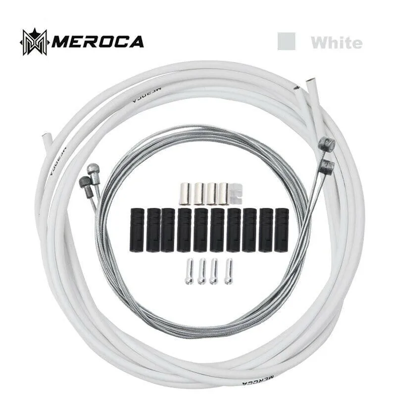 MEROCA Mountain Bike Brake / Speed Shift Cable Kit 2m 2.5m Road Bike BMX High Quality Brake Cable Speed Cable