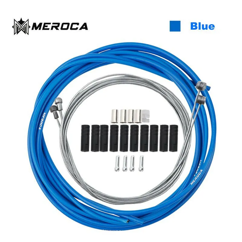 MEROCA Mountain Bike Brake / Speed Shift Cable Kit 2m 2.5m Road Bike BMX High Quality Brake Cable Speed Cable