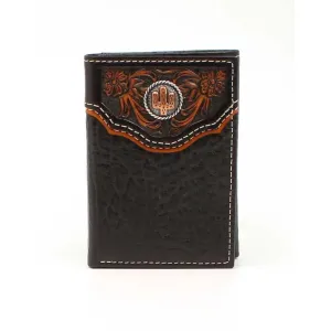 Nocona Vaquero Black - Men's Tri-Fold Wallet