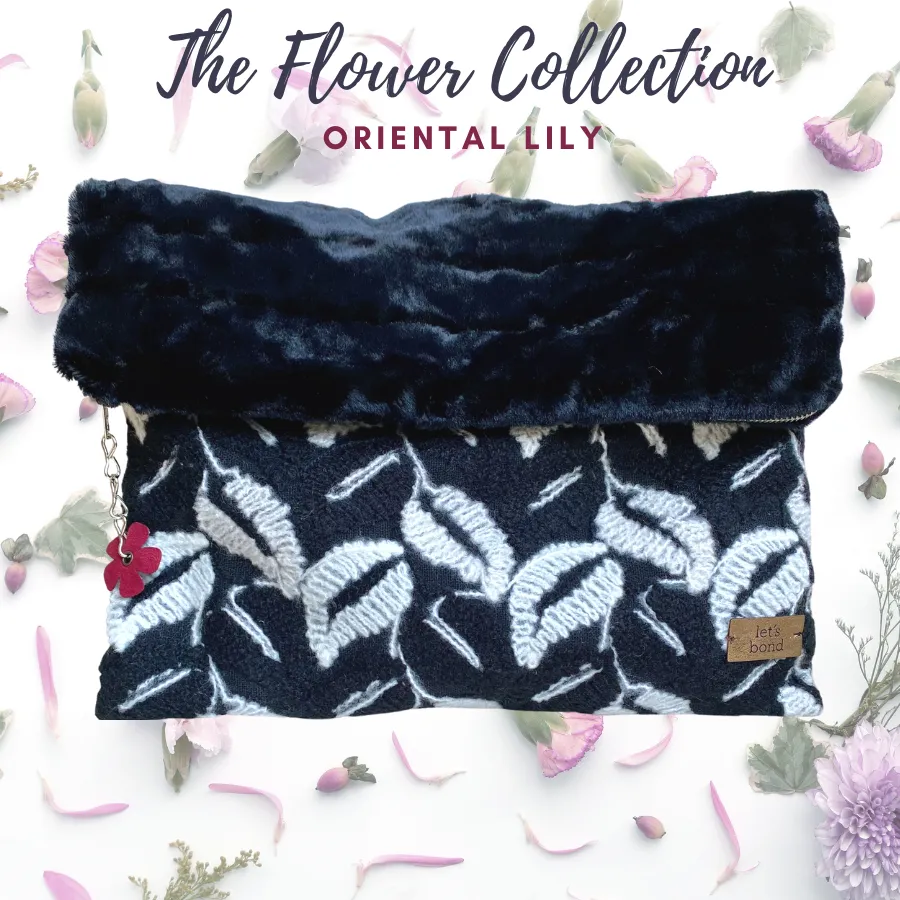 Oriental Lily Clutch bag