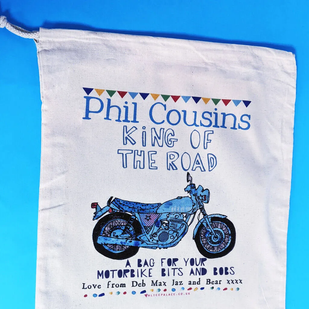 Personalised Motor Bike Storage Bag