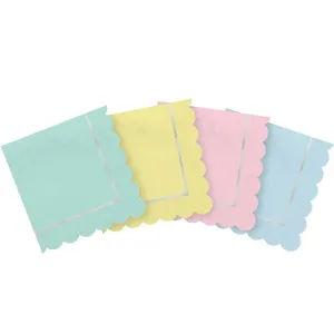 Pretty Pastels Napkins - Beverage 16 Pkt
