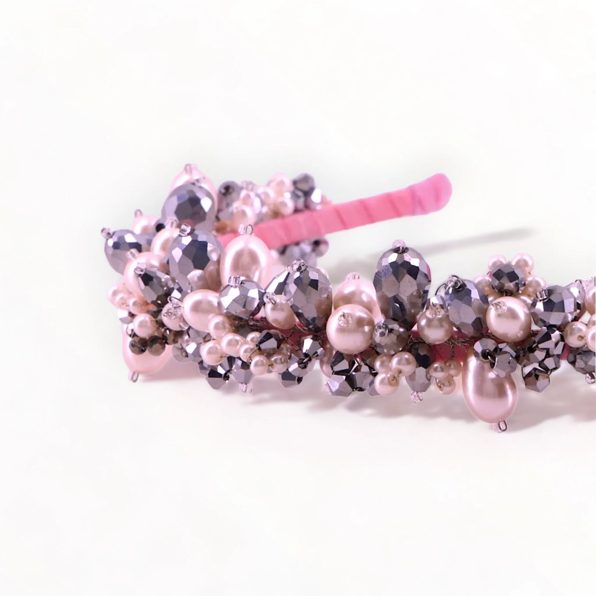 Sachi Pearl & Crystal Girls Headband