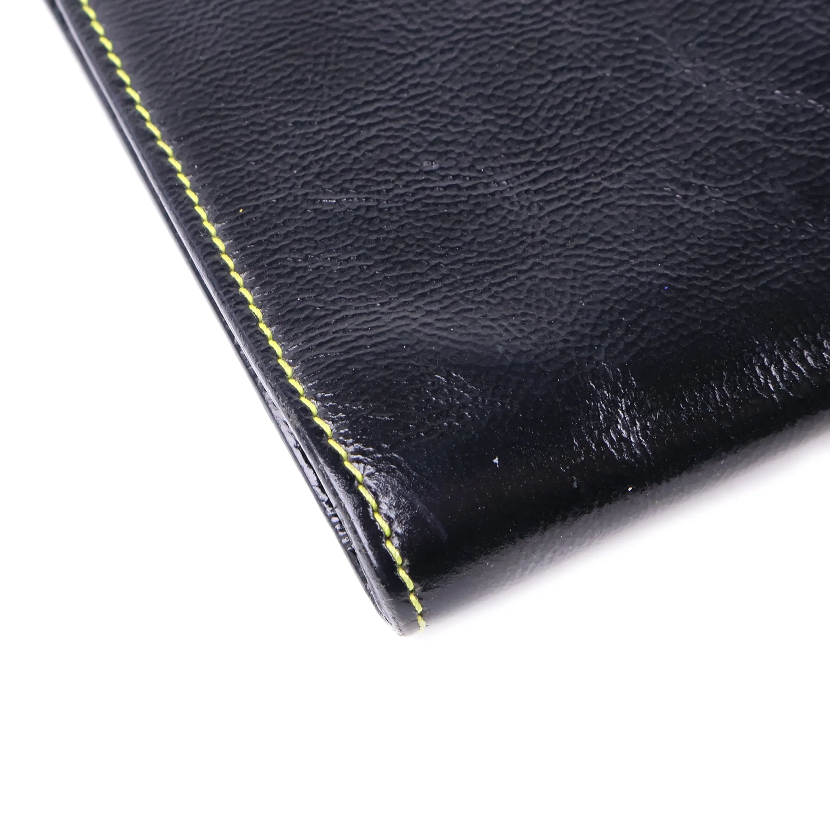 Saint Laurent Patent Clutch Black