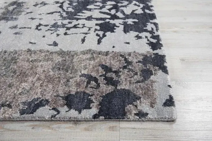 Silk Shadows SHA16 Silver Grey Rug