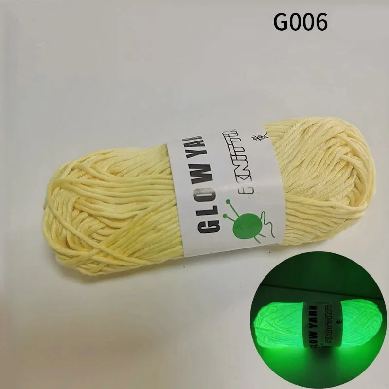 Sparkle Glow Luminous Knitting Yarn