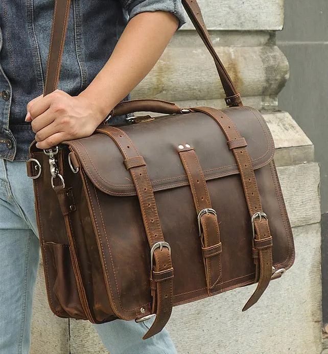 Vintage Leather Briefcase