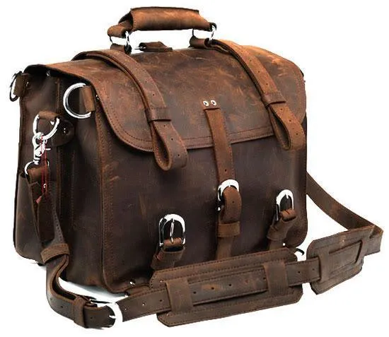 Vintage Leather Briefcase