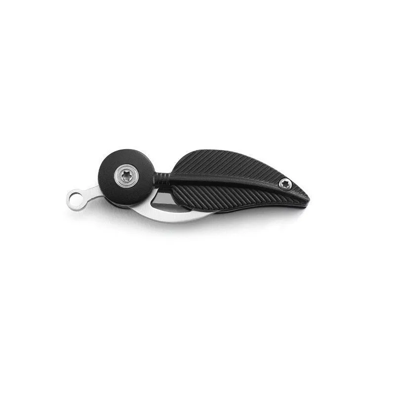 Wholesale Feather Foldable Knife with Hidden Blade Self Defense Keychain