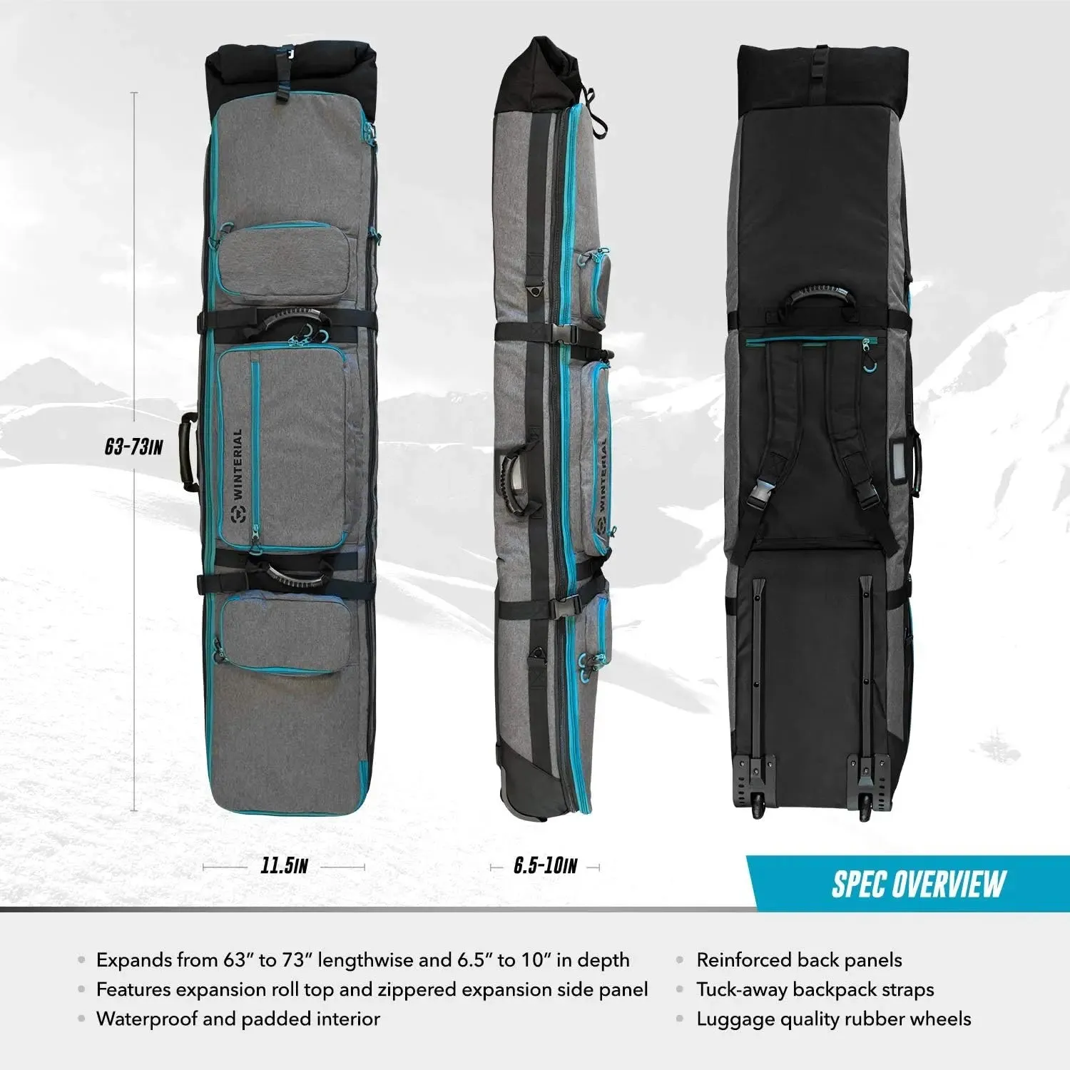 YTYIN Ski Snowboard Bag